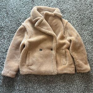 Nasty Gal Brown Teddy Bear Coat